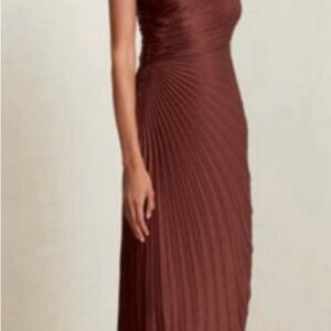ALC One Shoulder Dress - NOT the DELFINE (no hole on the side) SIZE 8, in Coffee